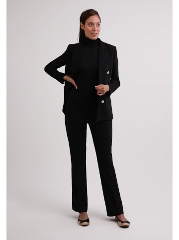 CASH-MERE.CH Rollkragen Top in Schwarz