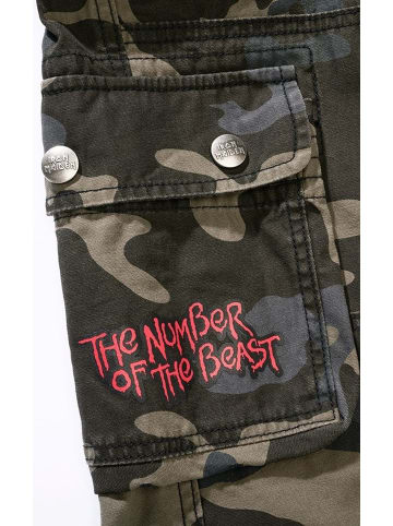 Brandit Cargohose "Irm Pure Slim Trouser" in Camouflage