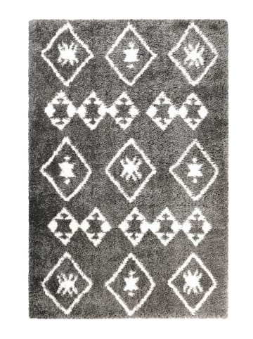 Wecon Home Teppich "Ayachi" in Anthrazit/Weiß