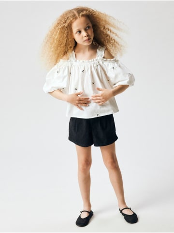 name it Jeans-Shorts Nkfrose Pleat Dnm in Schwarz
