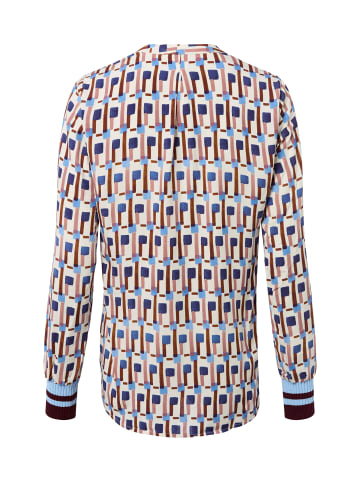 EMILY VAN DEN BERGH Bluse in marine altrosa - 0001