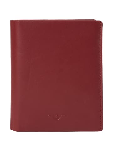 VLD VOi Leather Design Soft Freddy Geldbörse Leder 9 cm granat
