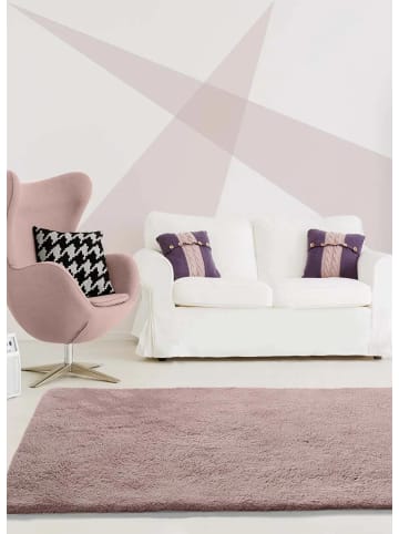 Atticgo Waschbarer Hochflor-Teppich ALPACA in schminken