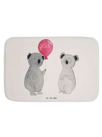 Mr. & Mrs. Panda Badematte Koala Luftballon ohne Spruch in Weiß