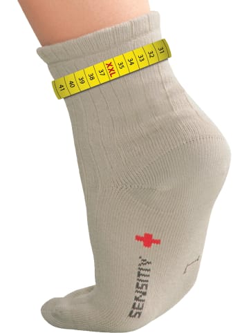 FußGut Unisex-Big-Sensitiv Socken 1 Paar in beige