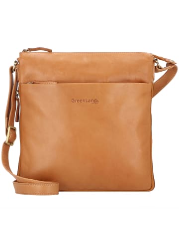 Greenland Nature Umhängetasche Leder 28 cm mandarine