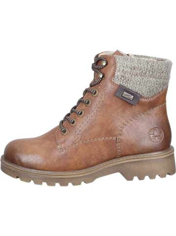 rieker Schnürstiefeletten in zimt/havanna/stein