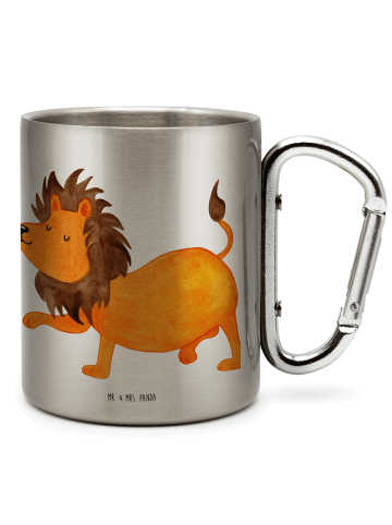 Mr. & Mrs. Panda Thermobecher Sternzeichen Löwe ohne Spruch in Silber