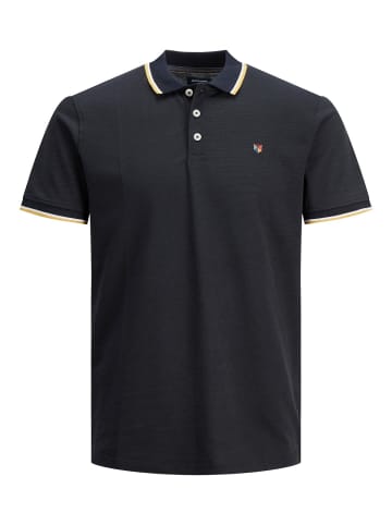 Jack & Jones Jack & Jones Shirt Poloshirt aus Pikeestoff JPRBLUWIN POLO in schwarz