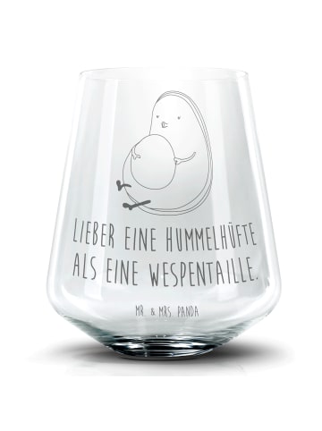 Mr. & Mrs. Panda Blümchentailglas Avocado Pfeifen mit Spruch in Transparent