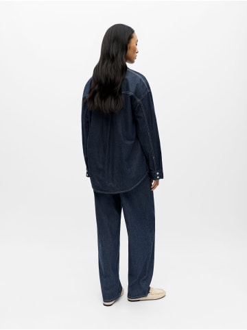 Object Jeanshemd in Dark Blue Denim
