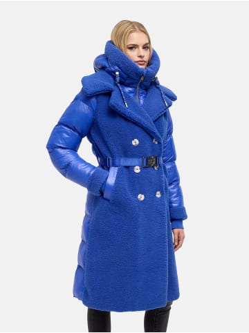 Navahoo Wintermantel Kuscheltraum 14 in Galaxy Blue
