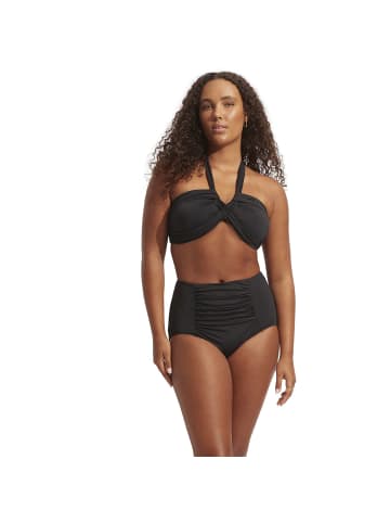 Seafolly W COLLECTIVE HALTER BANDEAU in Schwarz