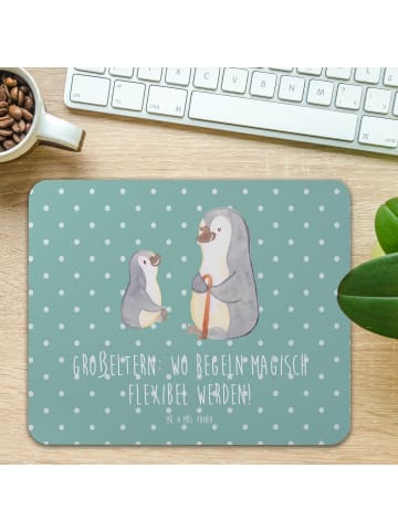 Mr. & Mrs. Panda Mouse Pad Großeltern Magie mit Spruch in Meeresbrise