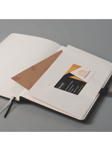 BRUNNEN Buchkalender Kompagnon A5 Baladek schwarz Kalendarium 2026