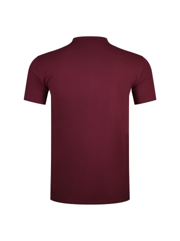 SikSilk Polo Shirt in burgundy