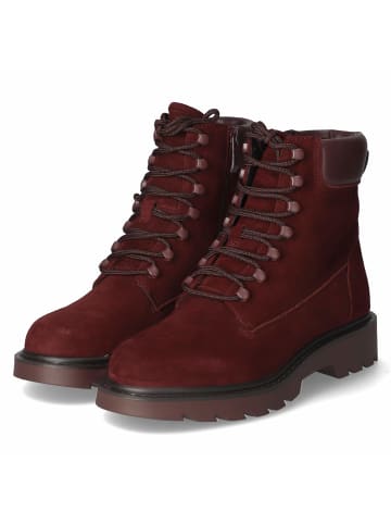 Tamaris Schnürstiefeletten in rot