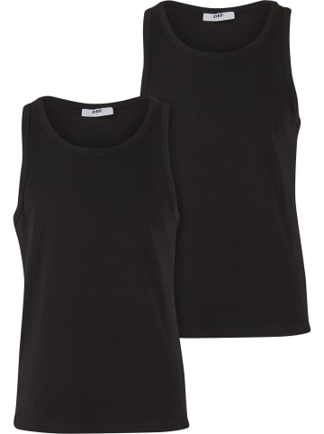 DEF Tanks & Cami in jet black+jet black