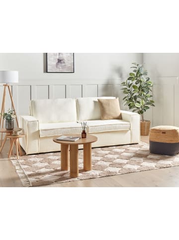 Beliani Schlafsofa VUOKATTI in Weiß - (W) 216 x (H) 89 x (L) 86 cm