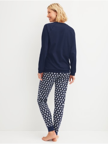 Calida Pyjama in peacoat blue