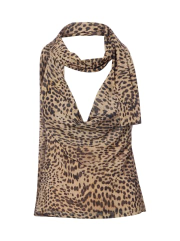 Gina Tricot Bluse in braun schwarz