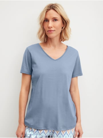 Calida Shirt kurzarm in Aura Blue