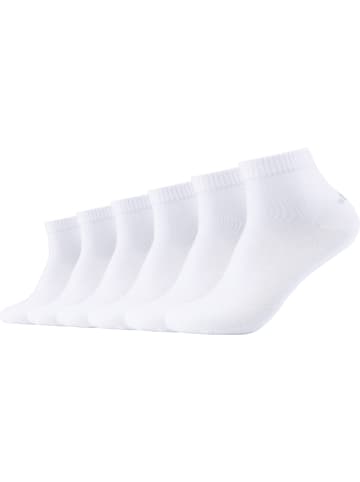 s.Oliver Baumwolle Unisex-Kurzsocken 6 Paar in weiß