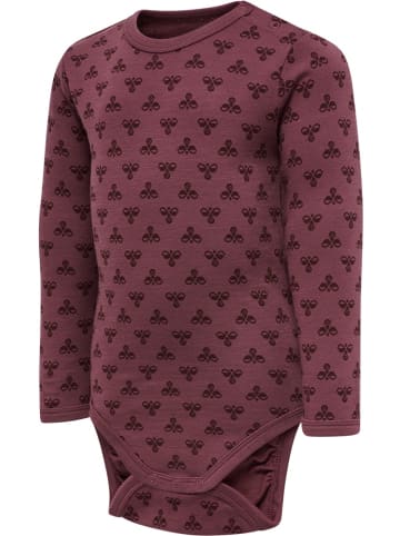 Hummel Kinder Langarmbody "Hmlbambo Body L/S" in Rosa
