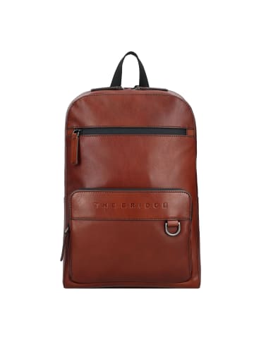 The Bridge Damiano Rucksack Leder 39 cm in marrone