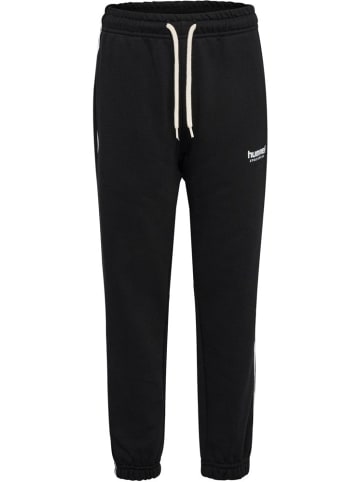 Hummel Kinder Sweat Pants "Loose Sweatpant Piping" in Schwarz