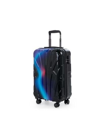 suitline Handgepäckkoffer 55x35x20 cm Carry-On 55cm Hartschale 34 L in Neon Blue
