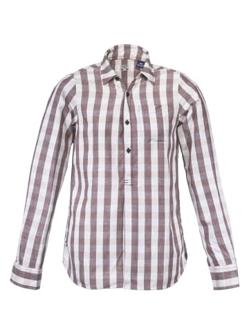 DOLOMITE W SHIRT LONG SLEEVE SEREN CHECK in Rot