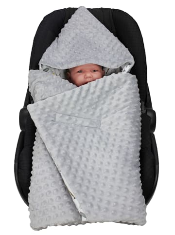 TupTam Baby Einschlagdecke für Autositz 2er SET in dunkelgrün