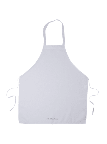 Mr. & Mrs. Panda Schürze Igel Seilhüpfen ohne Spruch in Weiß