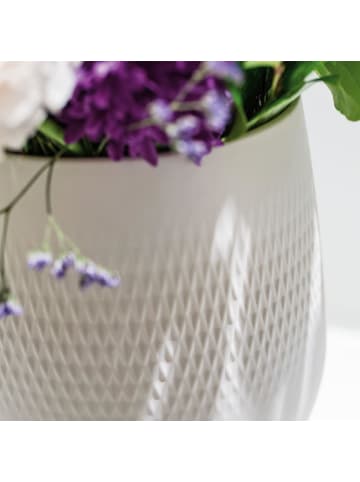 Villeroy & Boch Vase Manufacture Collier in 14 cm in Blanc