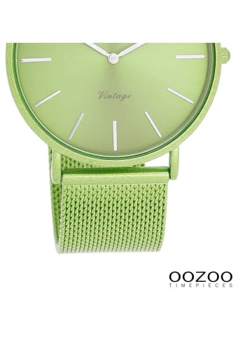 Oozoo Analog-Armbanduhr Oozoo Vintage Series grün groß (ca. 40mm)