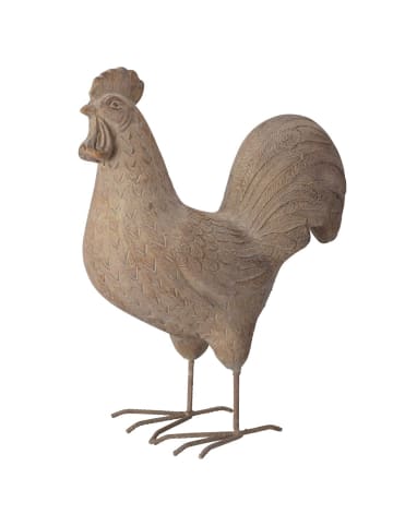 PROGARDEN Gartenfigur Henne in grau