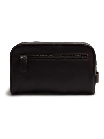 Tavira Kulturbeutel Leder 18 cm brown