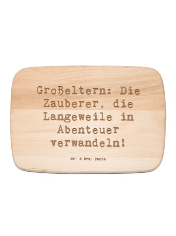 Mr. & Mrs. Panda Schneidebrett Spruch Großeltern Zauberer mit Sp... in Transparent