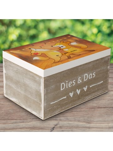 Mr. & Mrs. Panda fotobox Füchse Salsa tanzen Design ohne Spruch in Weiß