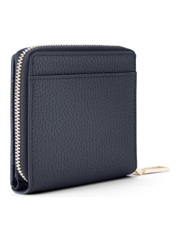 Lazarotti Bologna Leather Geldbörse Leder 10 cm in navy