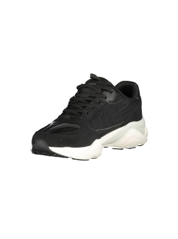 Fila Schwarze Polyurethan-Sneaker