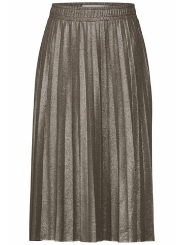 Street One Faltenrock für Damen in gold