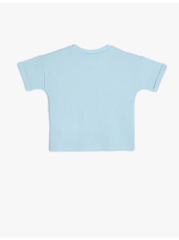 KOTON T-shirt in Blau