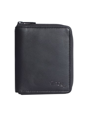 VARGU Echtleder Geldbörse WENS 1-A mono in black