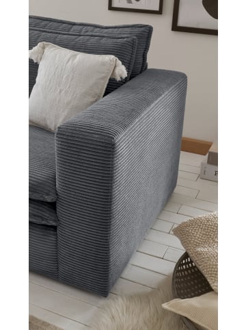 Furn.Design Loveseat grau Cord, Loungesessel 125 cm