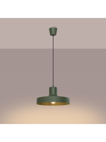 Nice Lamps Pendelleuchte VITO 1 olive H 120 cm