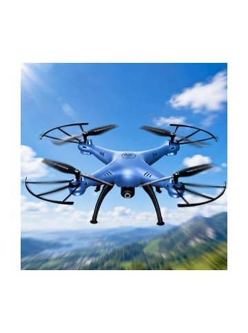 Wisam® RC-Drohne X5HW SYMA Blau