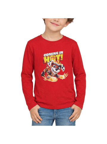 ONOMATO! Langarmshirt Paw Patrol Marshall Longsleeve in Rot