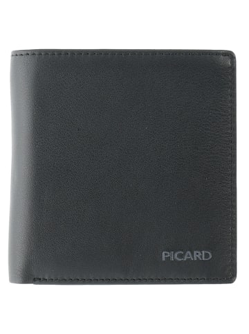 PICARD Franz 1 Geldbörse RFID Leder 9,5 cm in schwarz